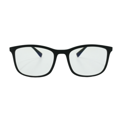 Black SPS 01T Square Prescription Eyewear