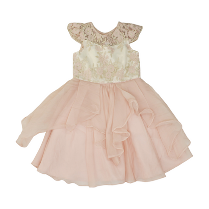Pink Floral Formal Dress
