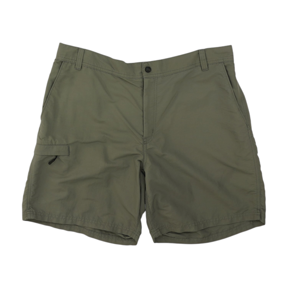 Green Casual Shorts