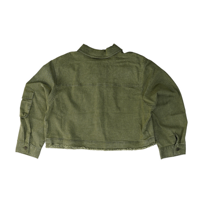 Green Plus Button Down