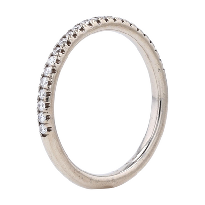1/8 ctw 14K White Gold Diamond Band