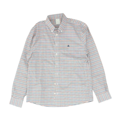 Multi Check Long Sleeve Button Down