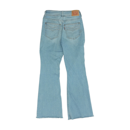 Blue Wide Leg Jeans