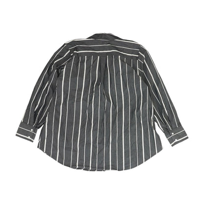 Gray Striped Button Down