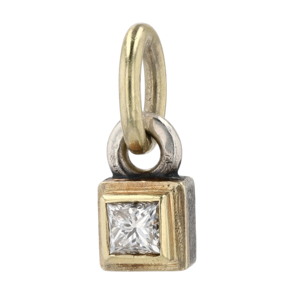 1/5 ctw Sterling Silver Diamond Pendant
