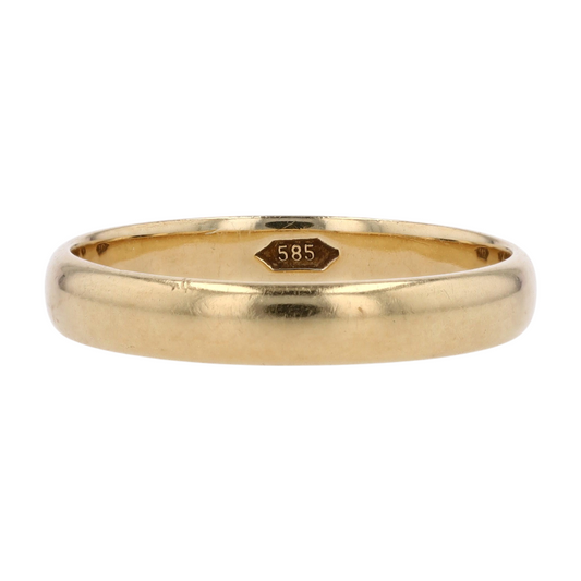 14K Yellow Gold Band Ring