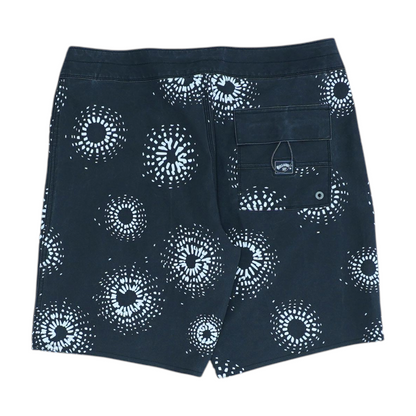 Black Graphic Swim Bottom