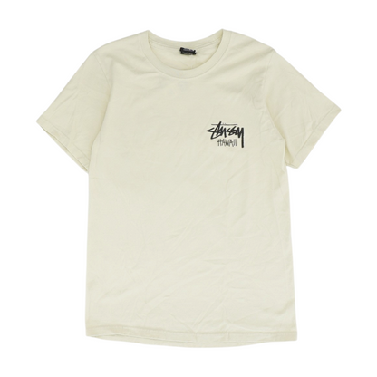 Beige Solid T-Shirt