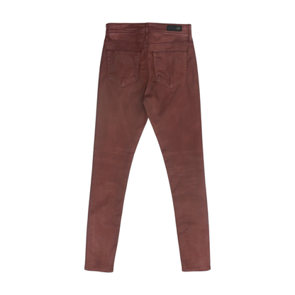 Burgundy Skinny Pants