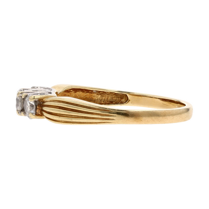 3/4 ctw 14K Yellow Gold Diamond Engagement Ring