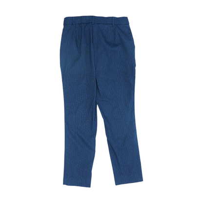 Black Striped Regular Pants