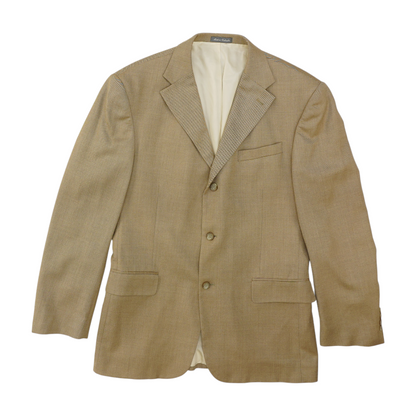 Vintage Brown Long Solid Blazer