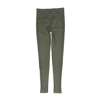 Green Solid Leggings
