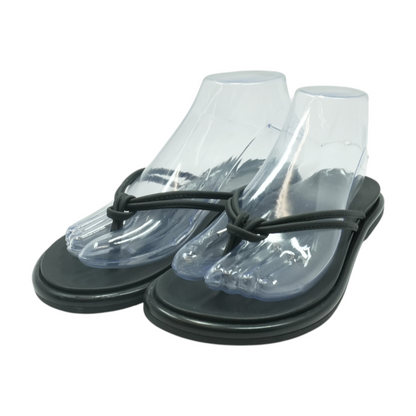 Black Flat Sandals