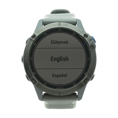47mm Fenix 6 Gray Smartwatch Gray Band M/L