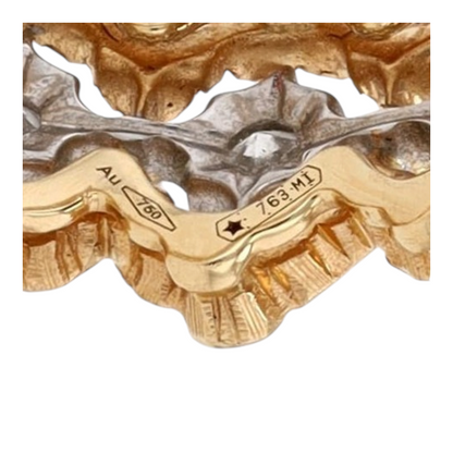 1/3 ctw 18K Two-Tone Gold Diamond Band Ring