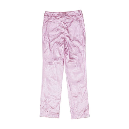 Pink Solid Pants