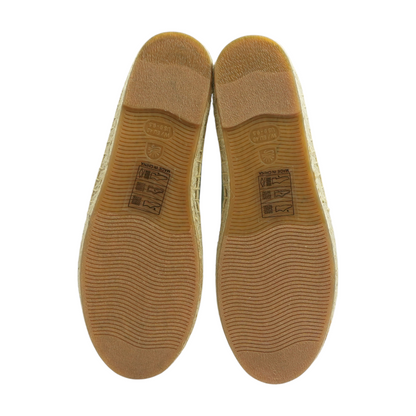 Green Slip-On Flats