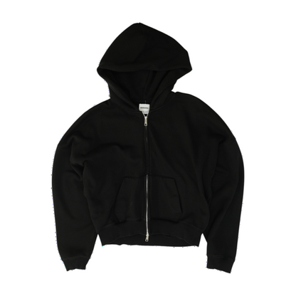 Black Solid Active Jacket