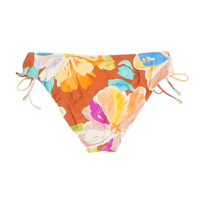 Brown Floral Swim Bottom