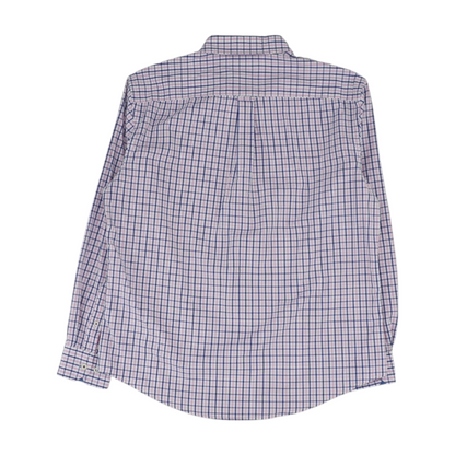 Pink Check Long Sleeve Button Down
