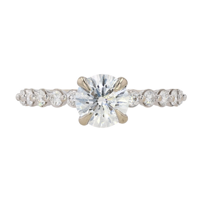 1 1/3 ctw 14K White Gold Diamond Engagement Ring