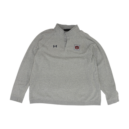 Gray Auburn Tigers Solid Sweatshirt Pullover