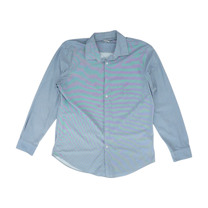 Blue Striped Long Sleeve Button Down