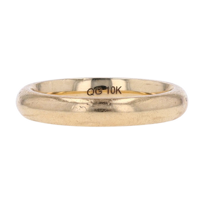 10K Yellow Gold Band Ring