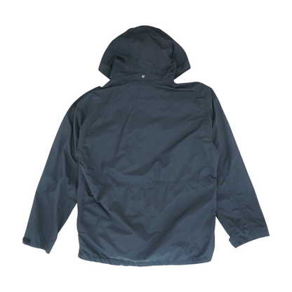 Black Solid Rain Coat