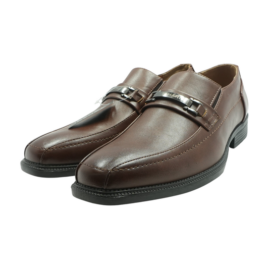 Brown Slip-On Dress Shoes