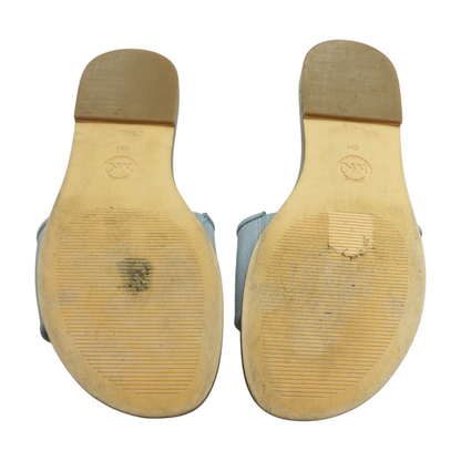 Blue Flat Sandals