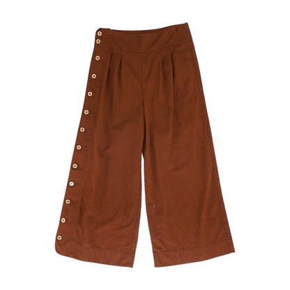 Rust Wide Leg Pants