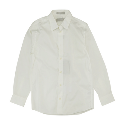 White Long Sleeve Button Down