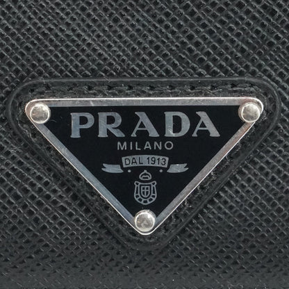 Black Small Saffiano Leather Wallet