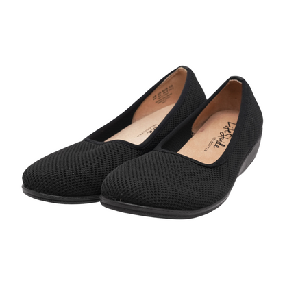 Black Slip-On Flats