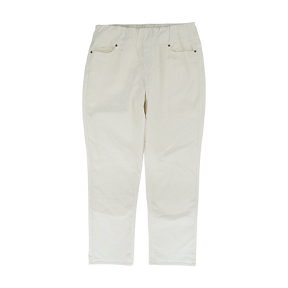 Cream Regular Pants