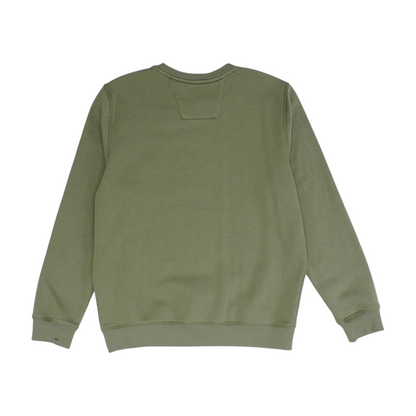 Green Solid Sweatshirt Pullover