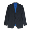 Navy Print Suit Jacket