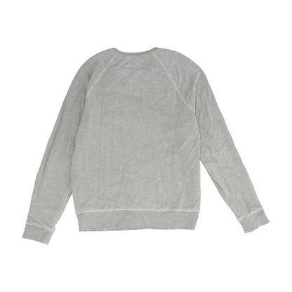 Gray Solid Sweatshirt Pullover