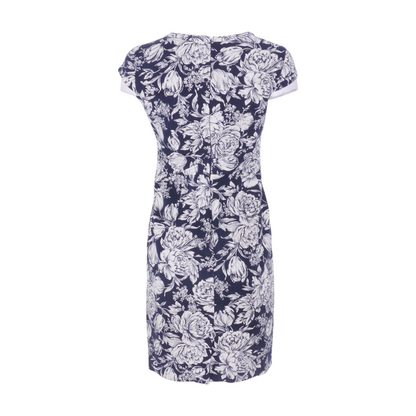 Navy Floral Mini Dress