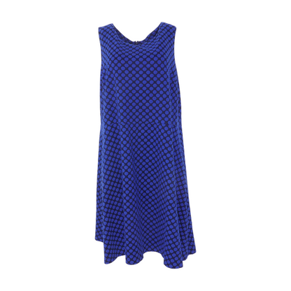 Navy Plus Polka Dot Midi Dress