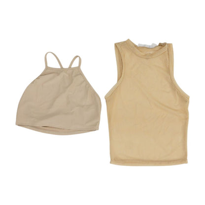 Beige Blouse Set