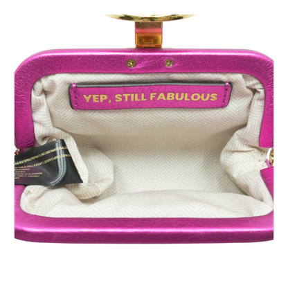 Magenta Card Case Wallet