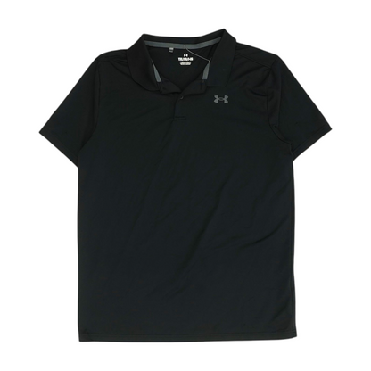 Black Short Sleeve Polo