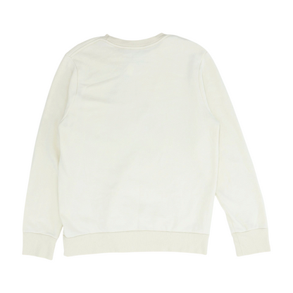 Beige Solid Sweatshirt Pullover