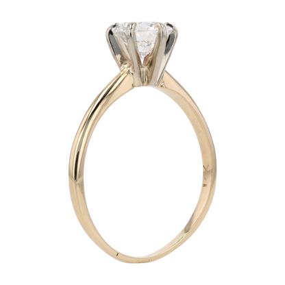 1 ctw 14K Yellow Gold Diamond Engagement Ring