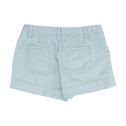 Gray Solid Chino Shorts