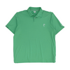 Green Solid Short Sleeve Polo