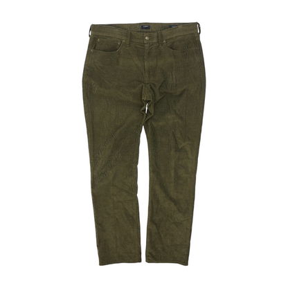Green Straight Pants